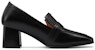 (W) Luiza Barcelos Kulit Tumit Blok Empat Segi Gesper 'Nude 5.8cm' X900956