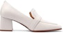 (W) Luiza Barcelos Kulit Tumit Blok Empat Segi Gesper 'Nude 5.8cm' X900956