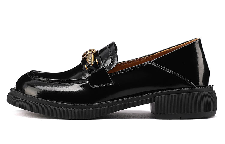 (W) Luiza Barcelos Loafer 'Black British Style'