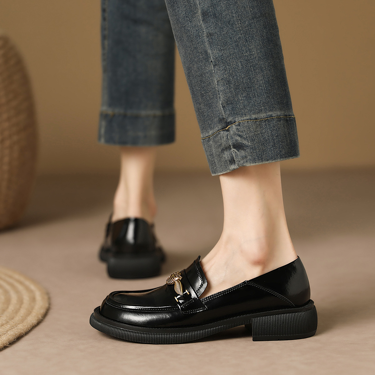 (W) Luiza Barcelos Loafer 'Black British Style' 圖 5