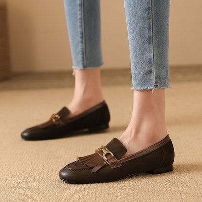 (W) Luiza Barcelos Loafer 'Rumbai Coklat' X901949 Shop (W) Luiza Barcelos Loafer 'Rumbai Coklat' X901949