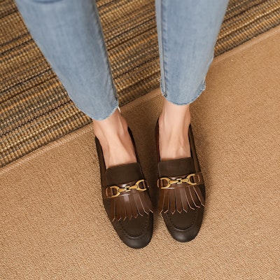 (W) Luiza Barcelos Loafer 'Rumbai Coklat' X901949 Purchase (W) Luiza Barcelos Loafer 'Rumbai Coklat' X901949