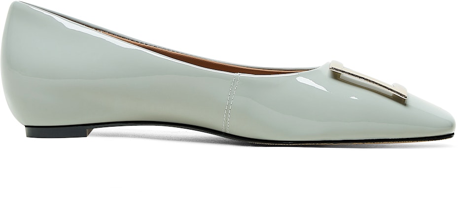 (Women) Luiza Barcelos Loafer 'Grey Leather Square Toe' X900592 Order (Women) Luiza Barcelos Loafer 'Grey Leather Square Toe' X900592