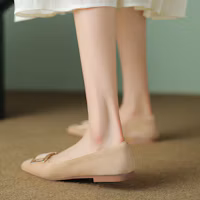Order (W) Luiza Barcelos Loafer 'Gesper Metalik Beige' X901891