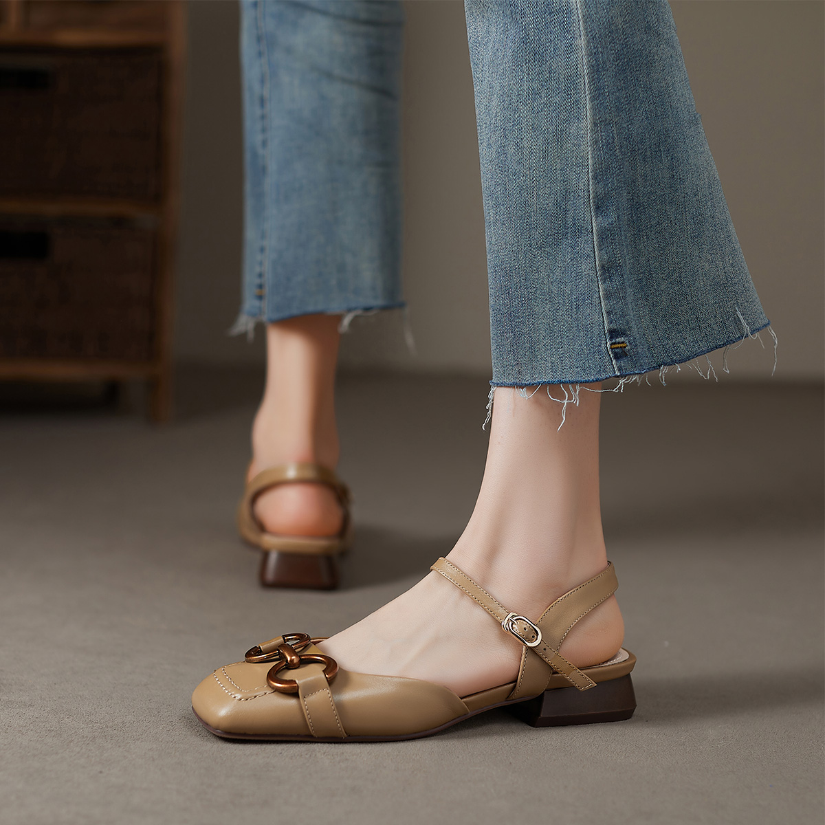 (W) Luiza Barcelos Loafer 'Milk Tea CMFT' 圖 3