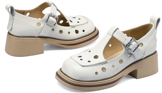 (W) Luiza Barcelos High Heels Loafer 'Beige Cut-Out' Sepatu Tinggi Wanita X900849 Shop (W) Luiza Barcelos High Heels Loafer 'Beige Cut-Out' Sepatu Tinggi Wanita X900849