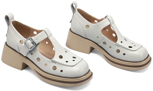 (W) Luiza Barcelos High Heels Loafer 'Beige Cut-Out' Sepatu Tinggi Wanita X900849 Purchase (W) Luiza Barcelos High Heels Loafer 'Beige Cut-Out' Sepatu Tinggi Wanita X900849