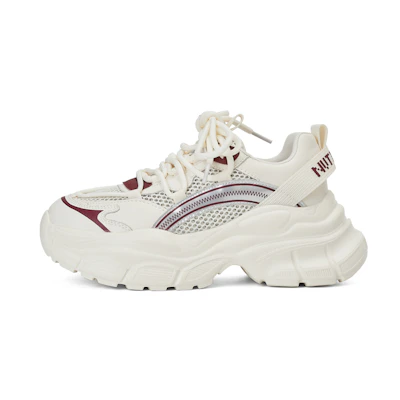 (W) Luiza Barcelos Low-Top 'White Red'