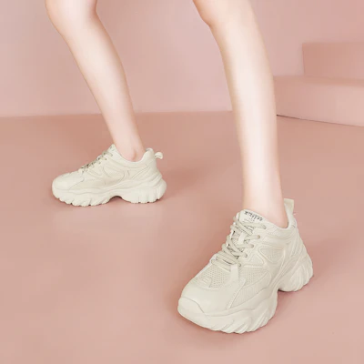 (Women) Luiza Barcelos Low-Top Platform 'Beige Dad Shoe' XWP1SK1038 Order (Women) Luiza Barcelos Low-Top Platform 'Beige Dad Shoe' XWP1SK1038