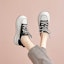 Purchase (W) Luiza Barcelos Low 'Hitam dan Krim' X902079