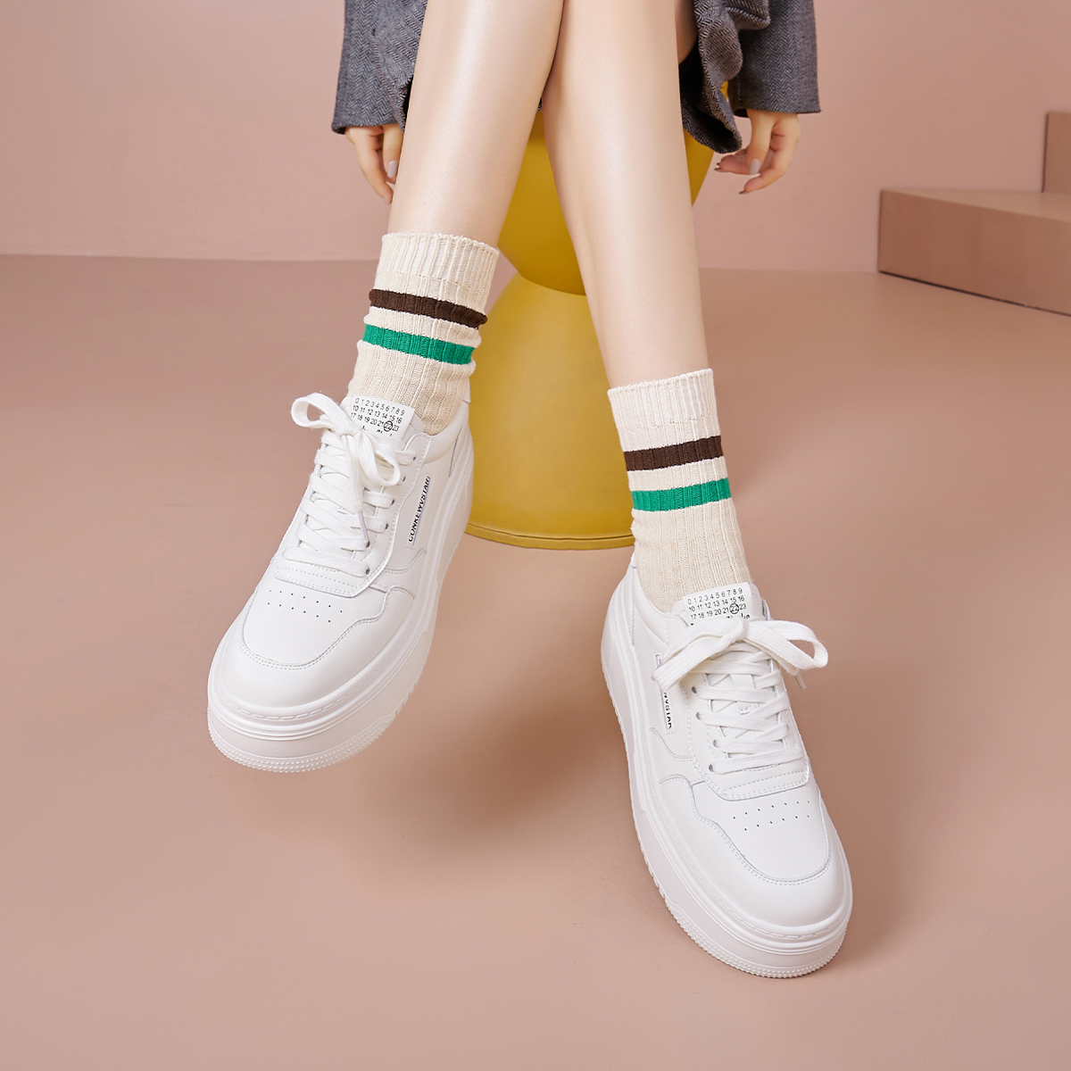 (W) Luiza Barcelos Low Top 'Beige' 圖 2