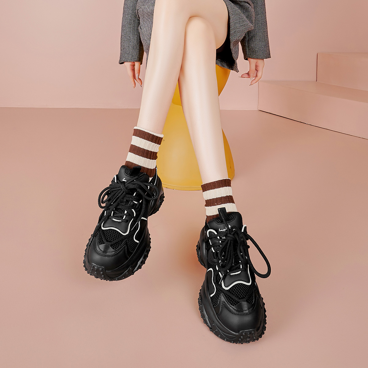 (W) Luiza Barcelos Low Top 'Black and White Fashion Trend' 圖 3