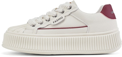 (Women) Luiza Barcelos Low Top 'White Red' XWP1SK1008 (Women) Luiza Barcelos Low Top 'White Red' XWP1SK1008