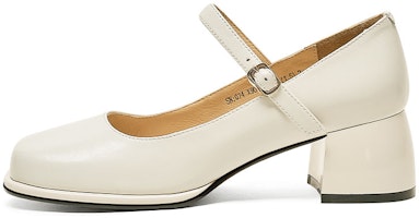 (Women) Luiza Barcelos Mary Jane High Heels 'Tan Leather' X901047 (Women) Luiza Barcelos Mary Jane High Heels 'Tan Leather' X901047