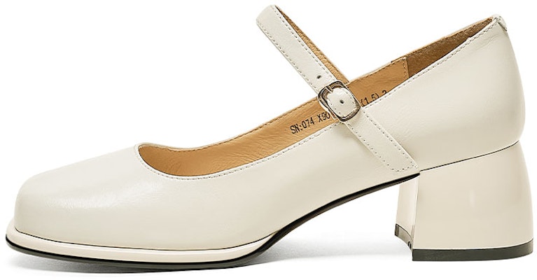 (Women) Luiza Barcelos Mary Jane High Heels 'Tan Leather' X901047 Buy (Women) Luiza Barcelos Mary Jane High Heels 'Tan Leather' X901047