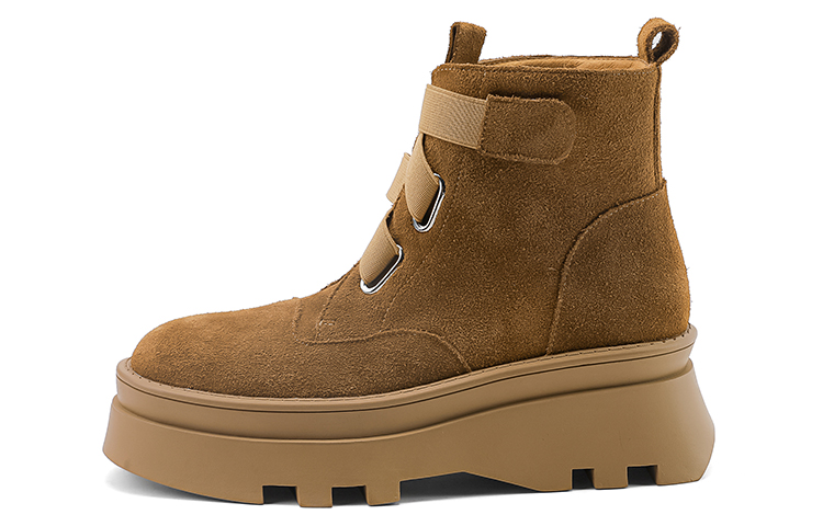(Women) Luiza Barcelos Platform Martin Boots 'Khaki Comfort' X902035