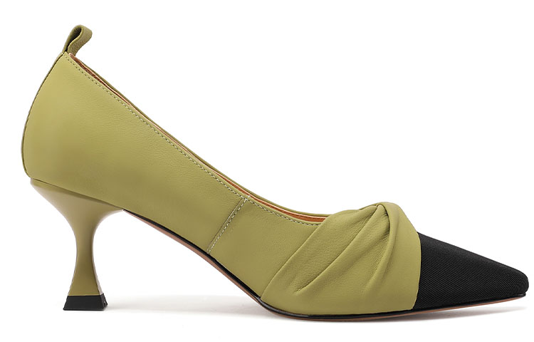 (W) Luiza Barcelos Pointed-Toe High Heels 'Apple Green with Bow Detail' 圖 2