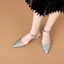 Lookbook (Women) Luiza Barcelos Pointed-Toe Pump 'Mint Green Crystal Heel' XWP1SK0610