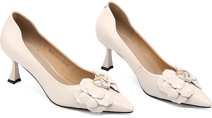 (W) (女性用)ルイザ・バルセロス ポインテッドハイヒール『ベージュボウ』X900972 X900972 Purchase (W) (女性用)ルイザ・バルセロス ポインテッドハイヒール『ベージュボウ』X900972 X900972