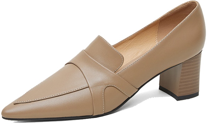 (W) Luiza Barcelos Sepatu Hak Tebal Mode Ujung Lancip 'Apricot' X901128 Buy (W) Luiza Barcelos Sepatu Hak Tebal Mode Ujung Lancip 'Apricot' X901128