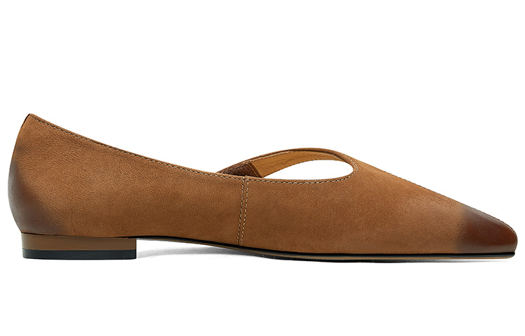 (W) Luiza Barcelos Pointed Toe Flat 'Caramel Buckle' 圖 2