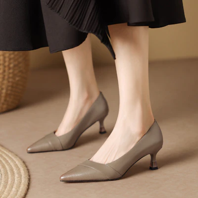 (W) Tacones Punta Fina Luiza Barcelos 'Khaki' X901880 Lookbook (W) Tacones Punta Fina Luiza Barcelos 'Khaki' X901880