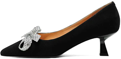(Women) Luiza Barcelos Pointed Toe High Heels 5.7cm 'Black Suede' X901027 (Women) Luiza Barcelos Pointed Toe High Heels 5.7cm 'Black Suede' X901027