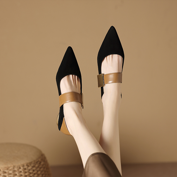 (W) Luiza Barcelos Pointed Toe Slip-On 'Black Brown' 圖 2