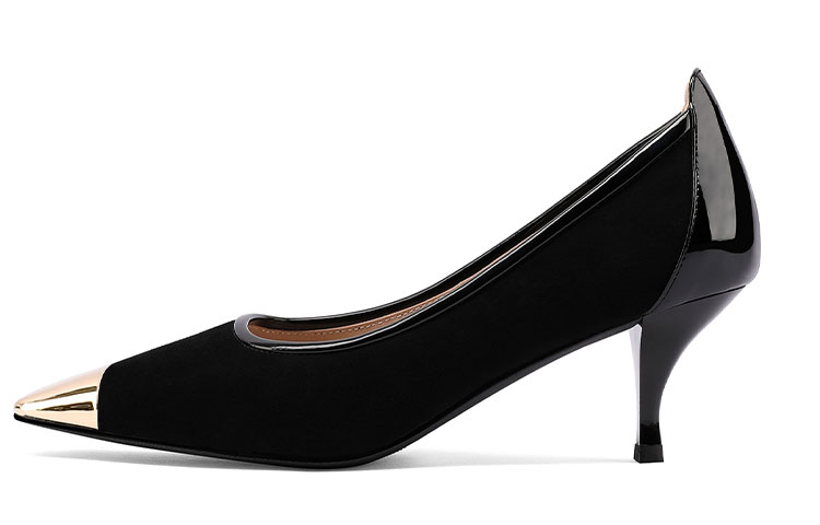 (Women) Luiza Barcelos Pointed Toe Stiletto 4cm 'Black Suede' X900590