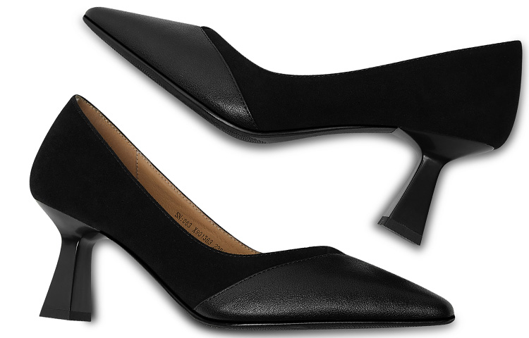 (W) Luiza Barcelos Pointed Toe Stiletto 'Black Suede' 圖 5