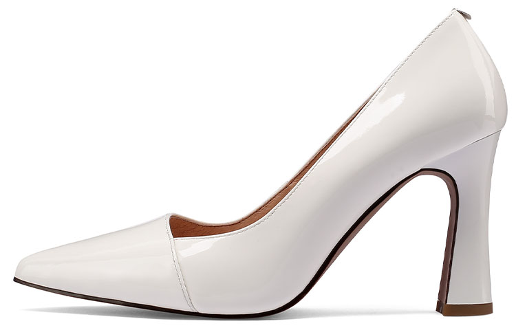(Women) Luiza Barcelos Pointed Toe Stiletto 'Cream Patent' X900875