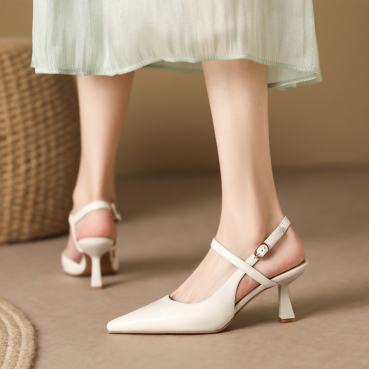 (W) Luiza Barcelos Pointed Toe Stiletto High Heels 'Temperament' 圖 12