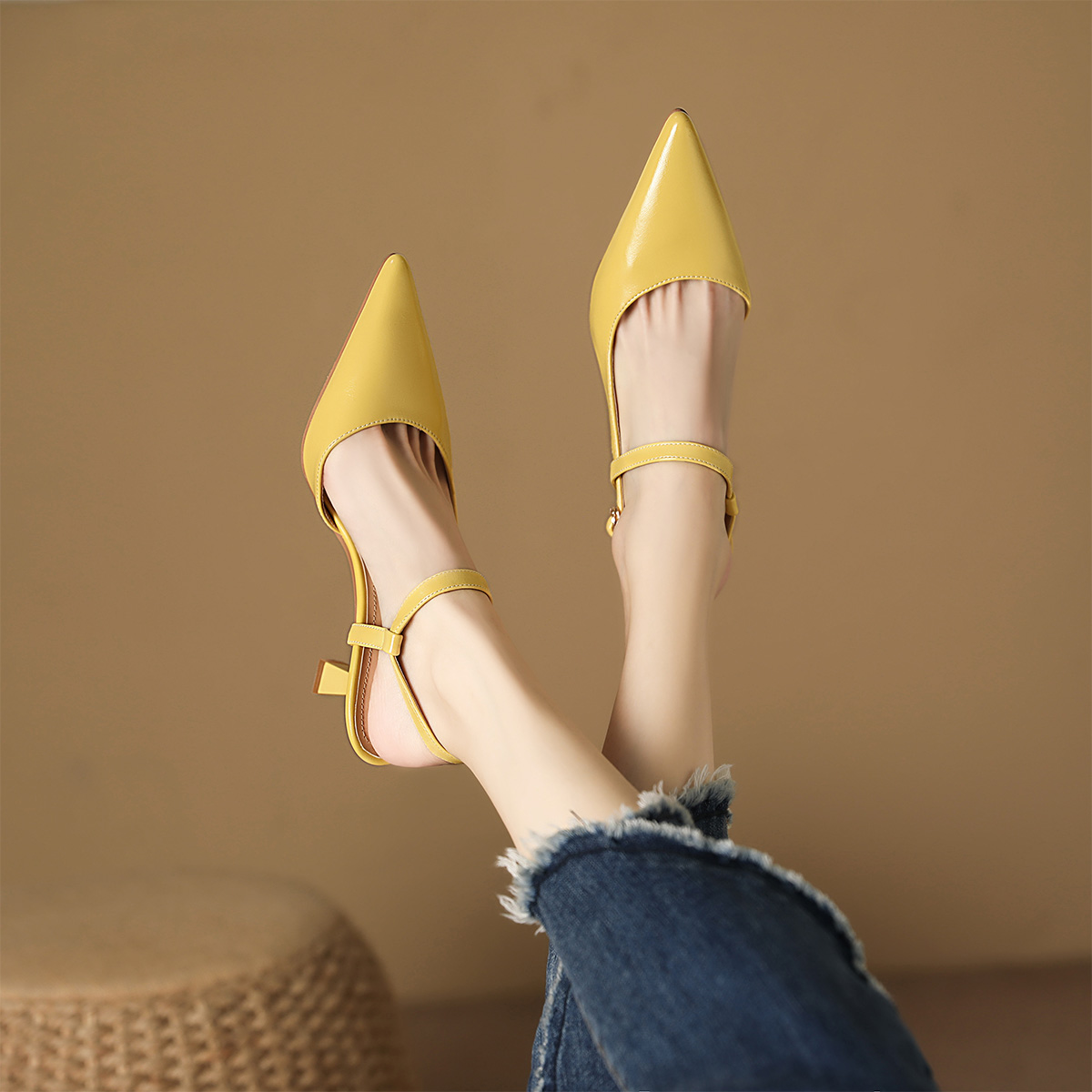 (W) Luiza Barcelos Pointed Toe Stiletto High Heels 'Temperament' 圖 2