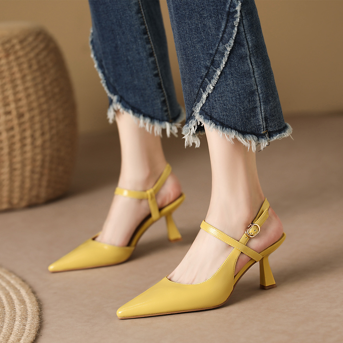 (W) Luiza Barcelos Pointed Toe Stiletto High Heels 'Temperament' 圖 4