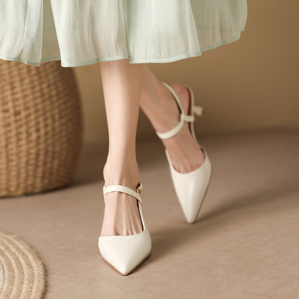 (W) Luiza Barcelos Pointed Toe Stiletto High Heels 'Temperament' 圖 9