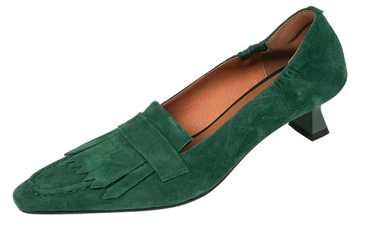 (W) Luiza Barcelos Pointed Toe Stiletto with Sheepskin Buckle 4cm 'Black' 圖 9