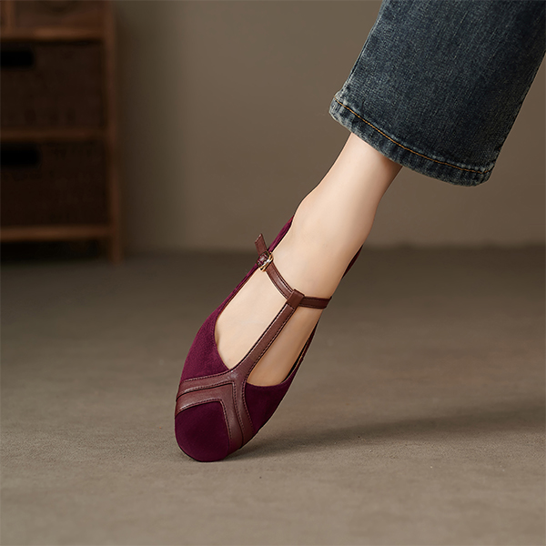 (W) Luiza Barcelos Pump 'Burgundy Buckle' 圖 3