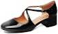 (W) Luiza Barcelos Retro 'Tumit Chunky Hitam' X901152
