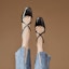 Order (W) Luiza Barcelos Retro 'Tumit Chunky Hitam' X901152