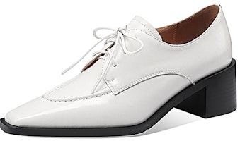(Women) Luiza Barcelos Retro 'British Leather Chunky Heels' X900807 (Women) Luiza Barcelos Retro 'British Leather Chunky Heels' X900807