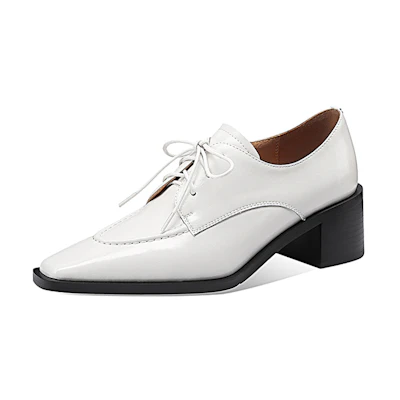 (W) Luiza Barcelos Retro 'British Leather Chunky Heels'