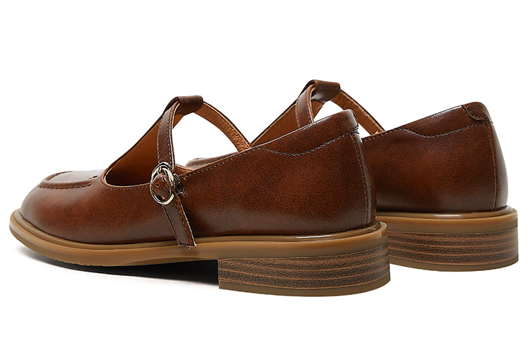 Shop (W) Luiza Barcelos Retro 'Kulit Maron Mary Jane' X901043