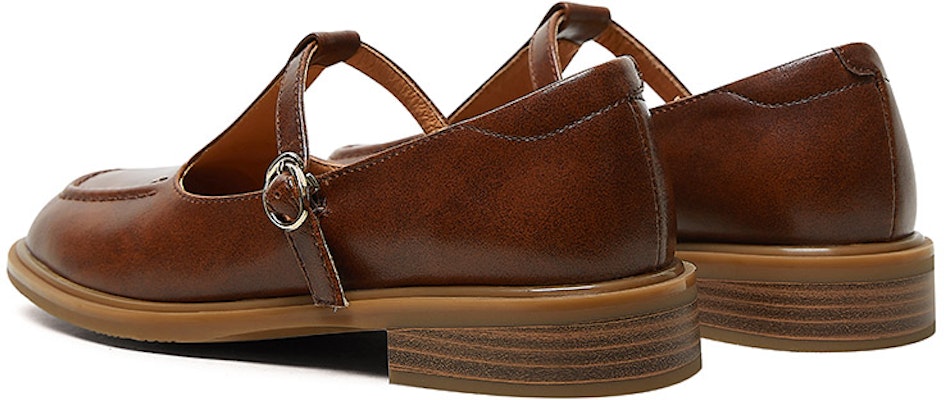 (W) Luiza Barcelos Sepatu Kulit Mary Jane Retro Coklat X901043 Shop (W) Luiza Barcelos Sepatu Kulit Mary Jane Retro Coklat X901043