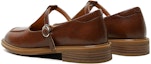 Shop (W) Luiza Barcelos Sepatu Kulit Mary Jane Retro Coklat X901043