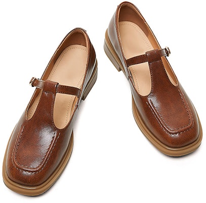 (W) Luiza Barcelos Sepatu Kulit Mary Jane Retro Coklat X901043 Purchase (W) Luiza Barcelos Sepatu Kulit Mary Jane Retro Coklat X901043