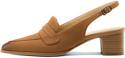 (Women) Luiza Barcelos Retro Block Heel 'Caramel' XWP1SK0818 (Women) Luiza Barcelos Retro Block Heel 'Caramel' XWP1SK0818