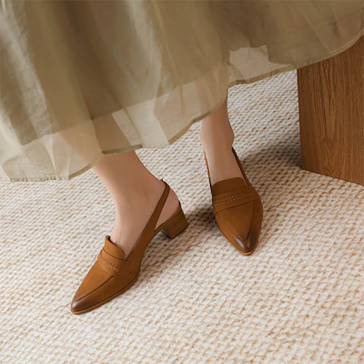 (W) Luiza Barcelos Retro Block Heel 'Caramel' Hak Blok Retro Coklat Susu XWP1SK0818 Purchase (W) Luiza Barcelos Retro Block Heel 'Caramel' Hak Blok Retro Coklat Susu XWP1SK0818