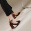 Details for (Women) Luiza Barcelos Retro Bow Block Heel 'Burgundy' XWP1SK0819