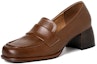 Buy (W) Luiza Barcelos Retro British 'Tumit Besar Coklat' X901049