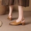 Sizing (W) Luiza Barcelos Tumit Kasut Fesyen Retro 'Perang Chunky Heel' X901779
